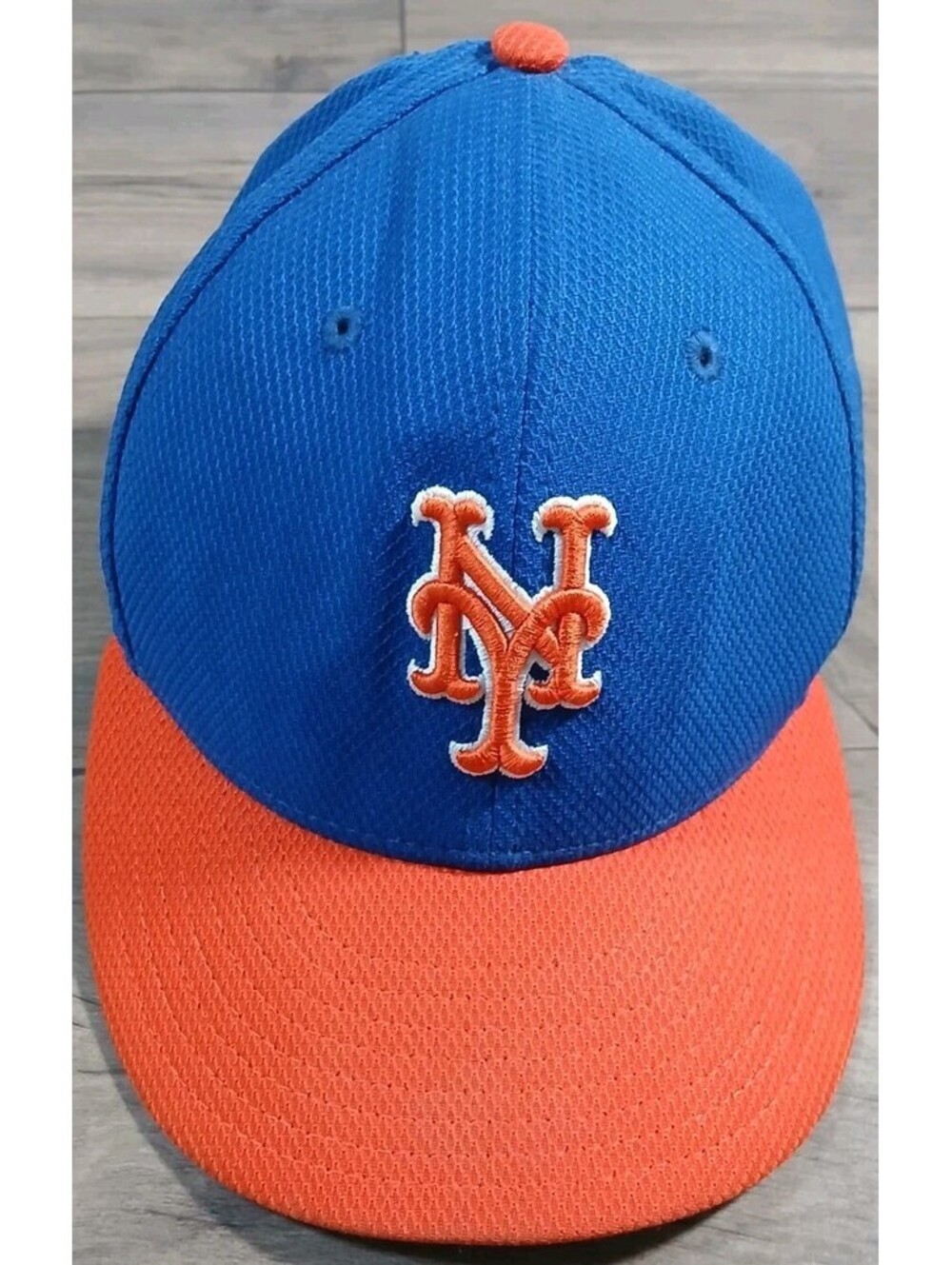 New York Mets - New Era Hat - Blue Plain Logo- 59 FIFTY - Fitted Cap Size 7 1/8